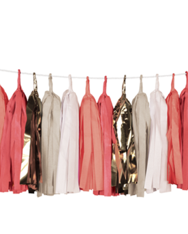 Coral sand tissue tassel slinger Delight Department
