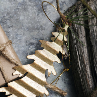 Kerstboompje goud Society of lifestyle