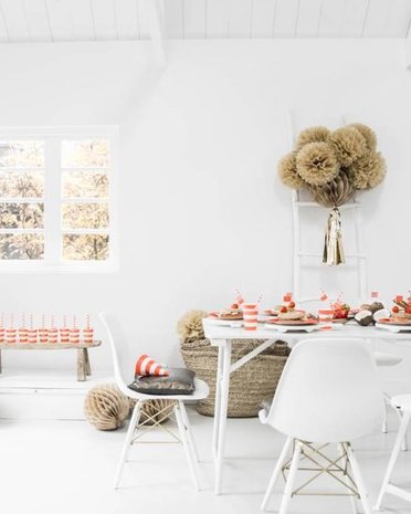 Coral sand tissue tassel slinger Delight Department