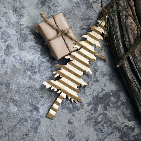 Kerstboompje goud Society of lifestyle