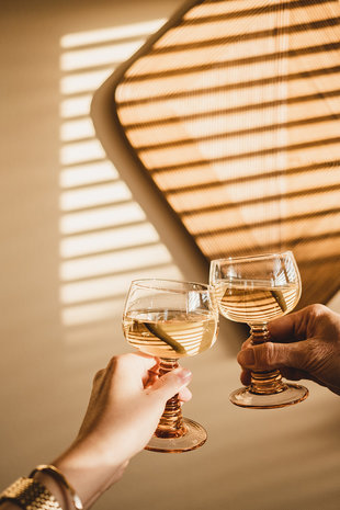 Wijnglas swirl Nude HK Living   uitverkocht