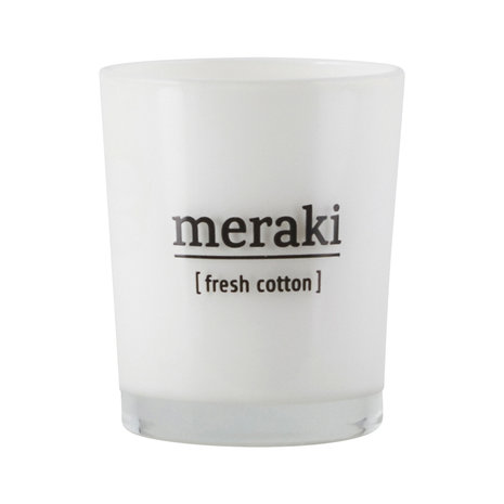 Meraki geurkaars fresh cotton klein  uitverkocht